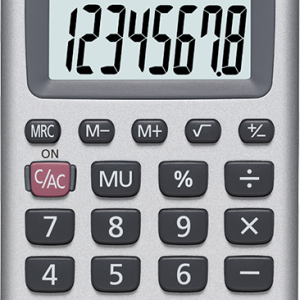 HS-8VA | 8-Digit Dual Power Basic Portable Calculator