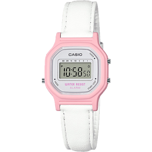 LA11WL-4A | White and Pink Digital Watch
