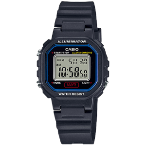 LA20WH-1C | Black with Blue Digital Watch