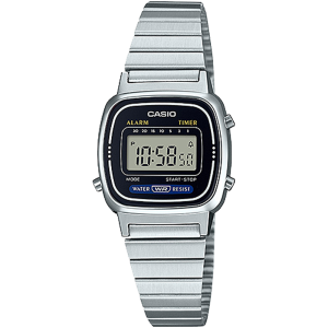 LA670WA-1 | Silver Metal Digital Watch