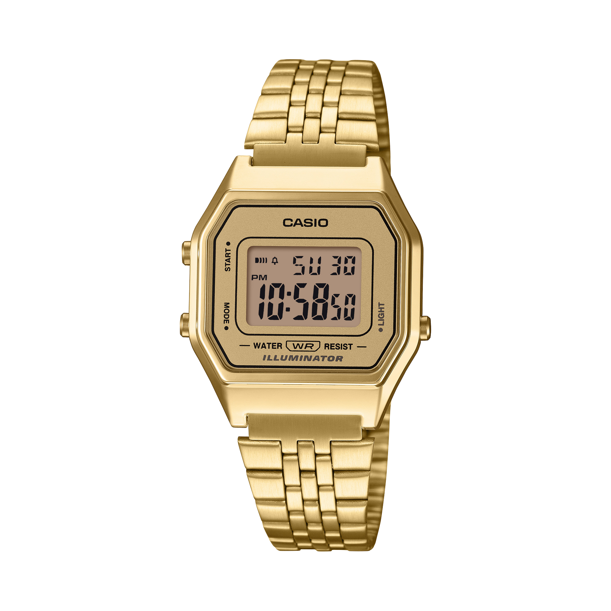 LA680WGA-9VT | Gold Metal Vintage Watch