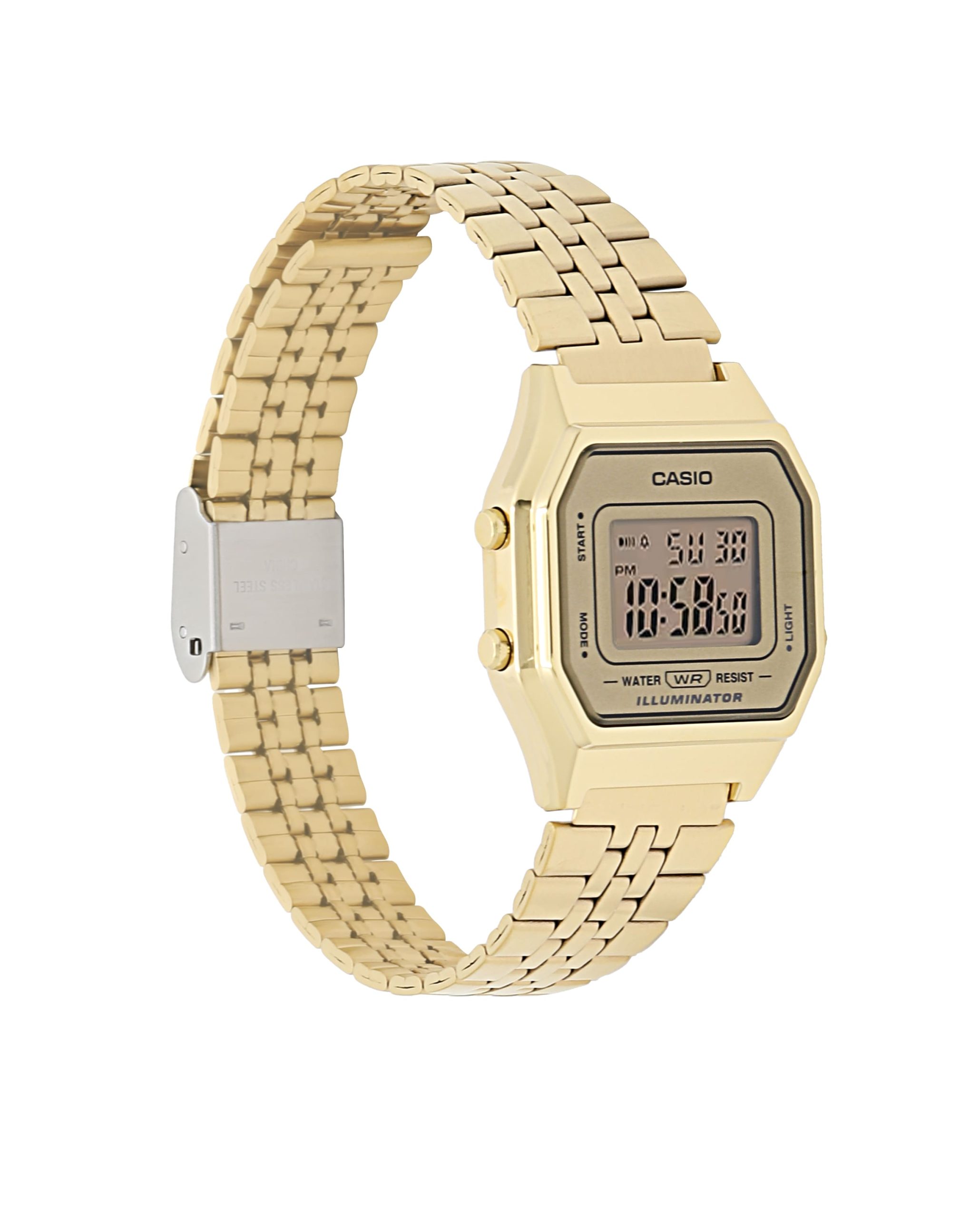 LA680WGA-9VT | Gold Metal Vintage Watch - Image 2