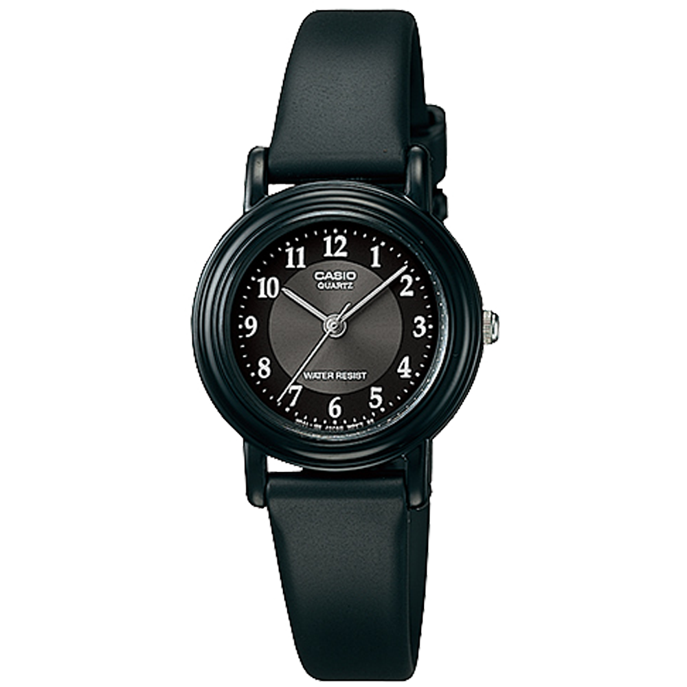 LQ139A-1B3 | Black Analog Watch