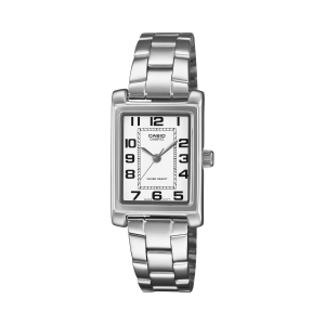 LTP1234PDC-7B | Casio LTP Silver Rectangular Watch