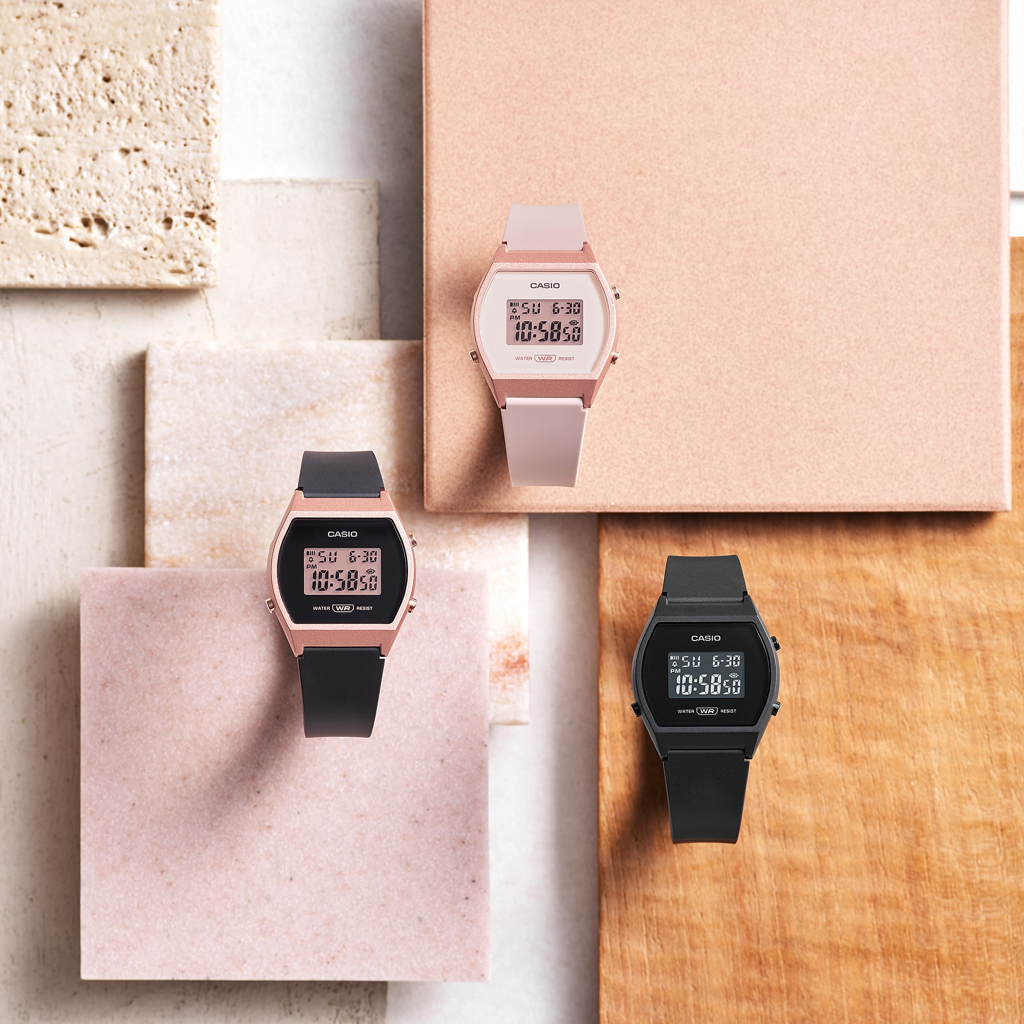 LW204-1B | All Black Digital Watch - Image 4