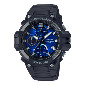 MCW110H-2A2V | Black and Royal Blue Men's Analog Watch