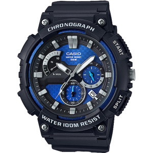 MCW200H-2AV | Black and Blue Men's Analog Watch