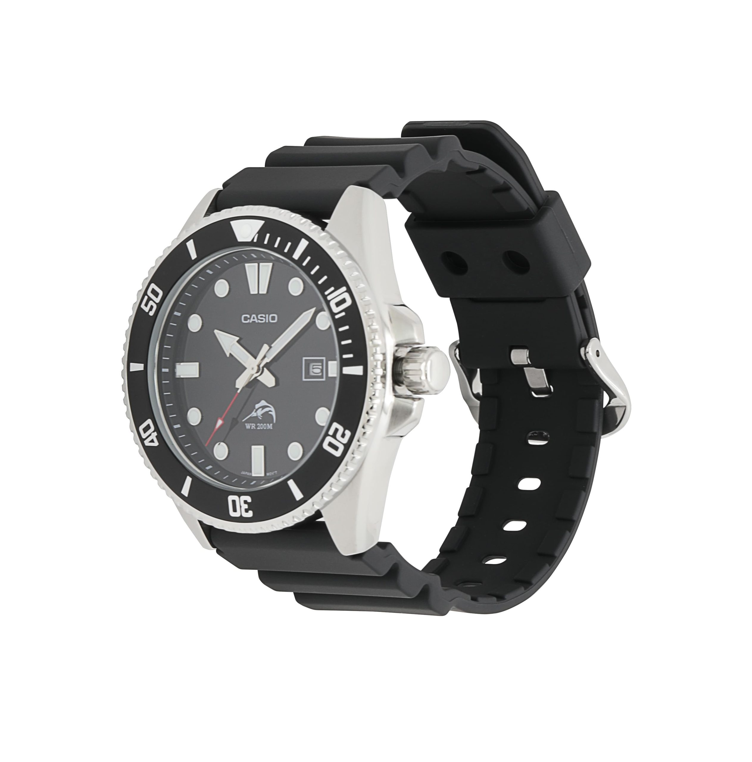 MDV106-1A | Casio Dive-Watch Style Silver Watch | Casio - Image 4