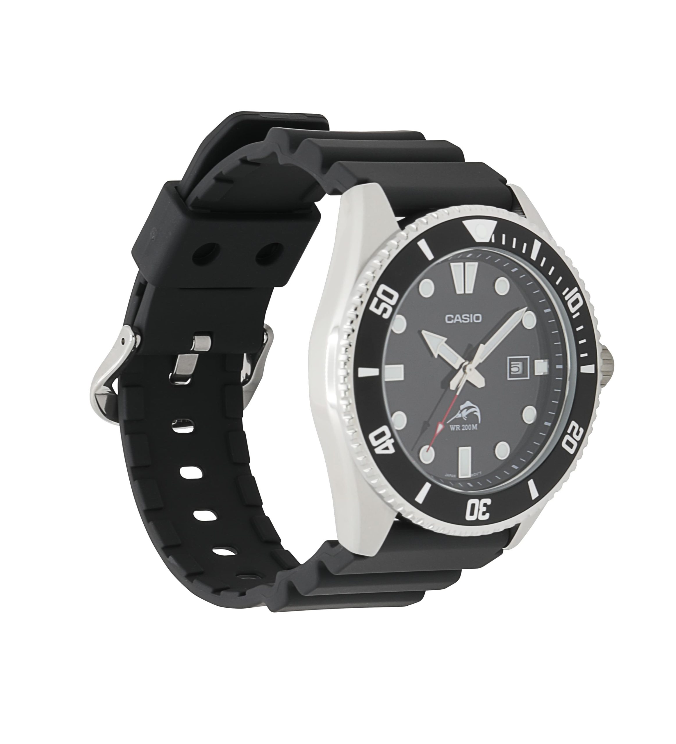 MDV106-1A | Casio Dive-Watch Style Silver Watch | Casio - Image 2