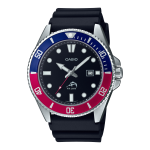 MDV106B-1A2V | Black and Silver Men's Analog Watch