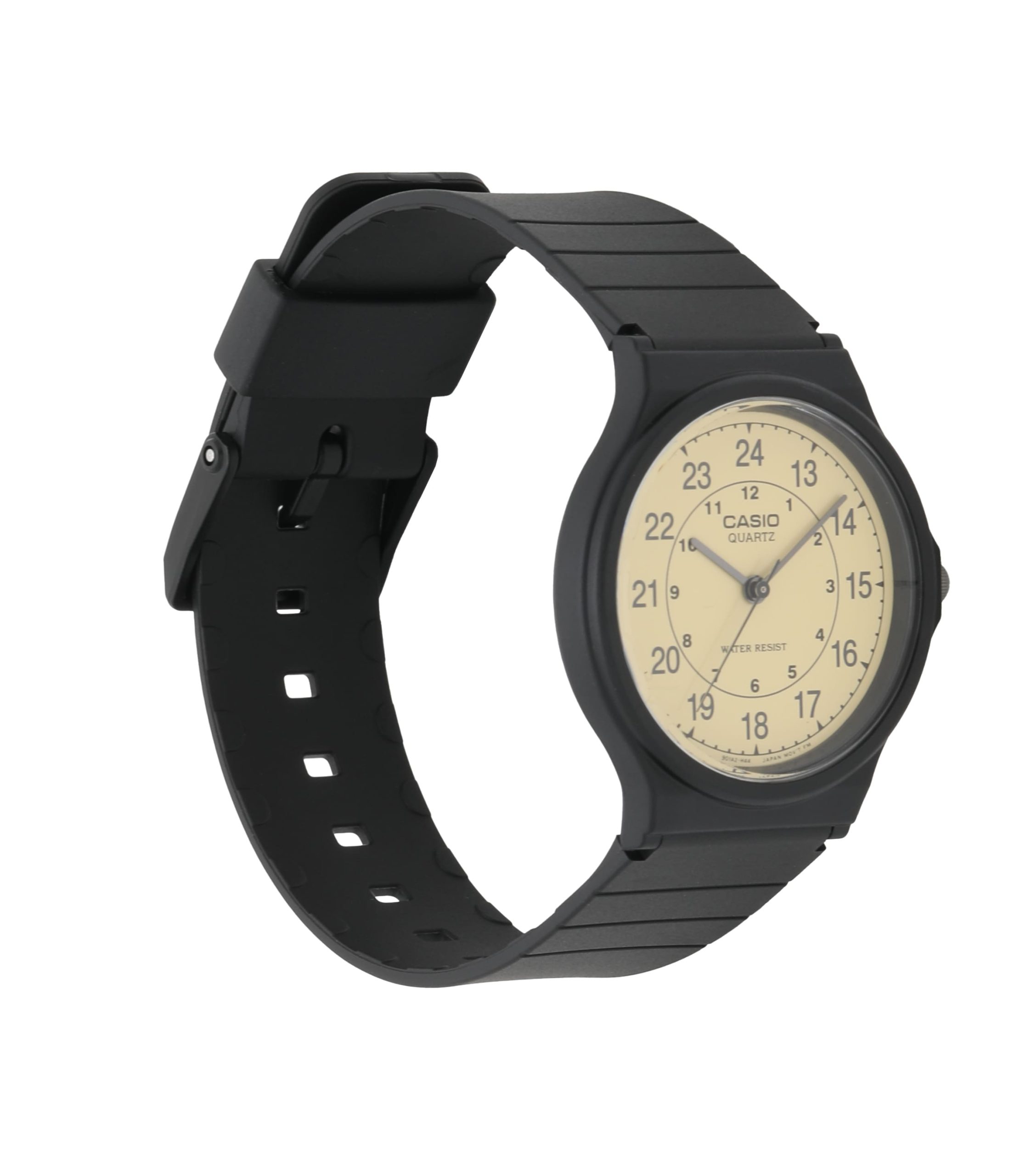 MQ24-9B | Black and Tan Men's Analog Casual Watch - Image 2