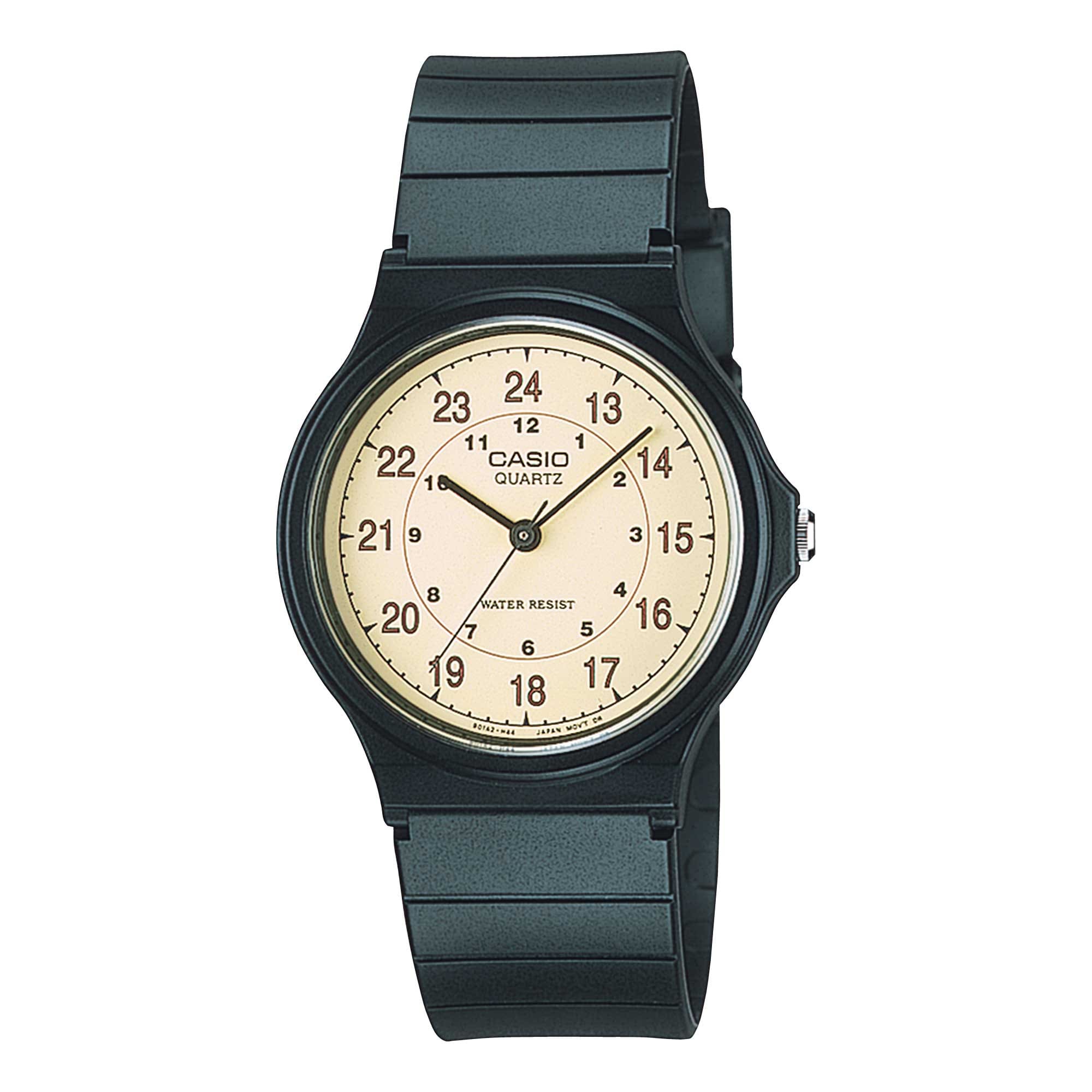 MQ24-9B | Black and Tan Men's Analog Casual Watch