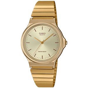 MQ24G-9E | Stainless Steel Gold Men's Analog Water Resistant Watch
