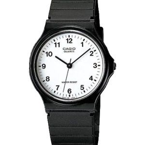 MQ24-7B | Black and White Men's Analog Simple Watch