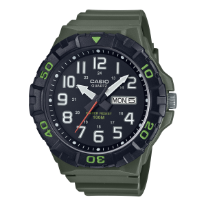 MRW210H-3AV | Black and Hunter Green Analog Men's Watch