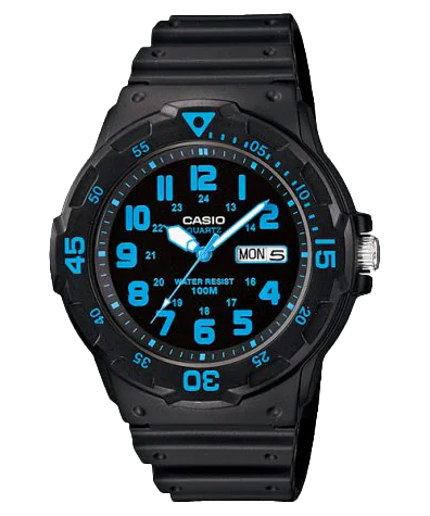 MRW200H-2BV | Black and Light Blue Analog Men's Watch