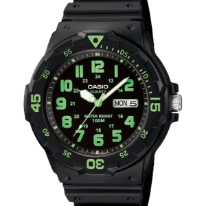 MRW200H-3BV | Black and Green Analog Men's Watch