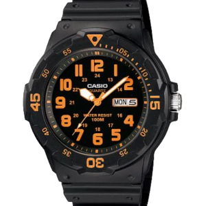 MRW200H-4BV | Black and Orange Analog Men's Watch