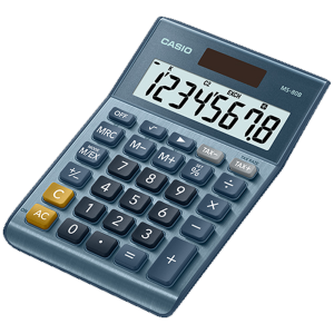 MS80B-BU | Blue Standard Calculator