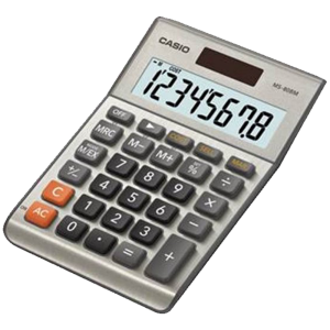MS-80BM | Grey Standard Calculator