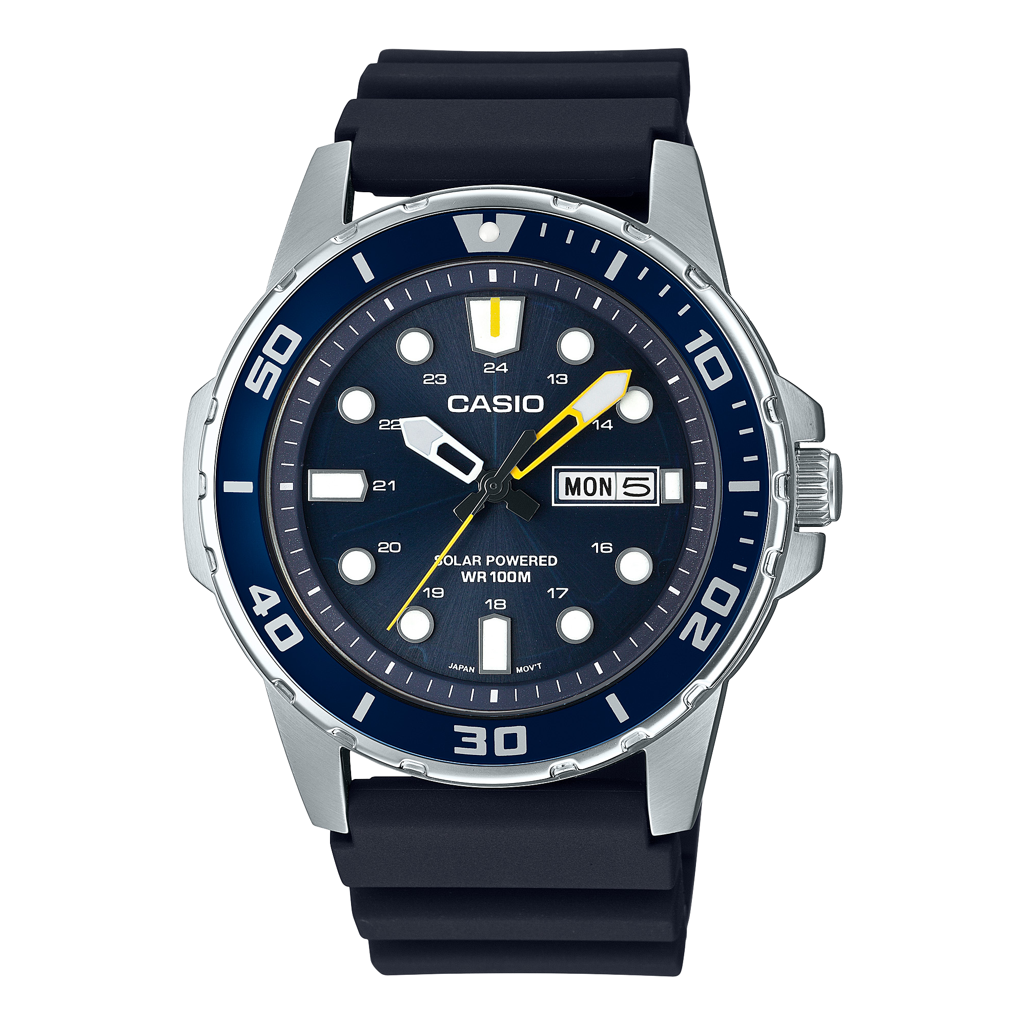 MTPS110-2AV | Diver Inspired Solar Analog Watch