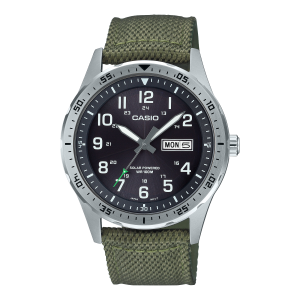 MTPS120L-3AV | Silver Analog Watch