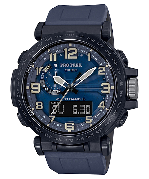 PRW6600Y-2 | Solar Charging Blue Watch - PRO TREK