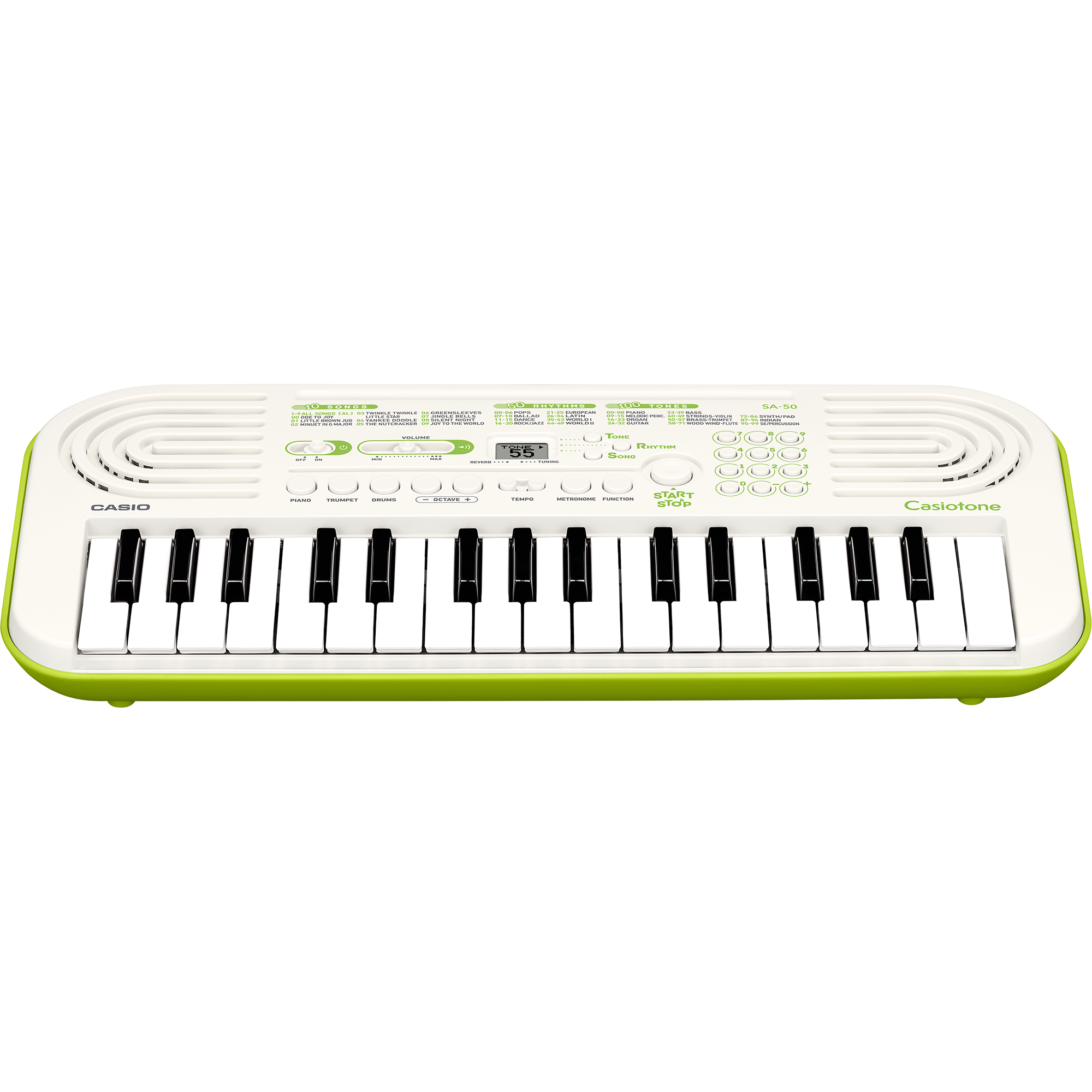 SA-50 | White and Green Mini Keyboard for kids