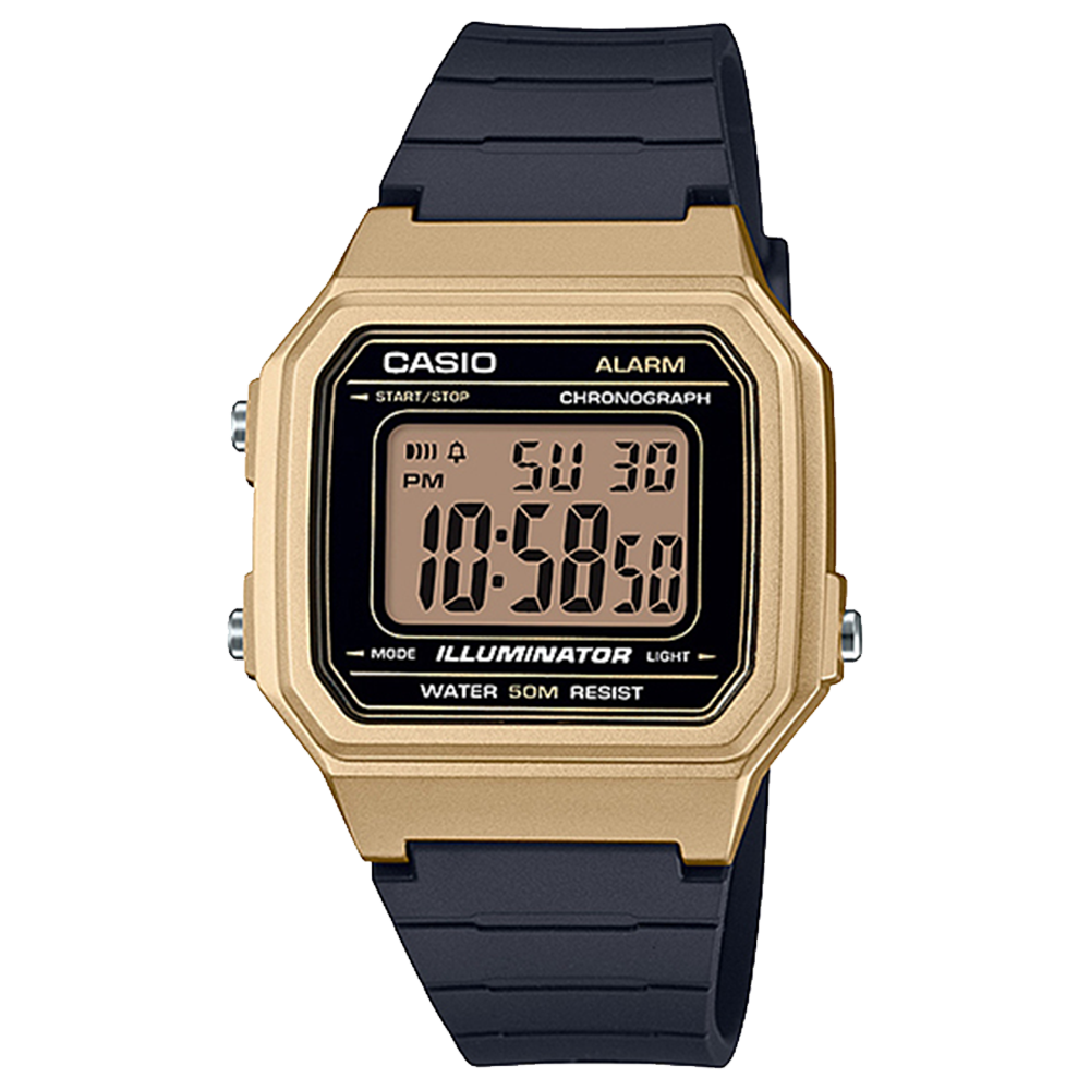 W217HM-9AV | Gold Digital Watch