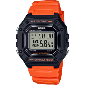 W218H-4B2V | Bright Orange Digital Men's Watch