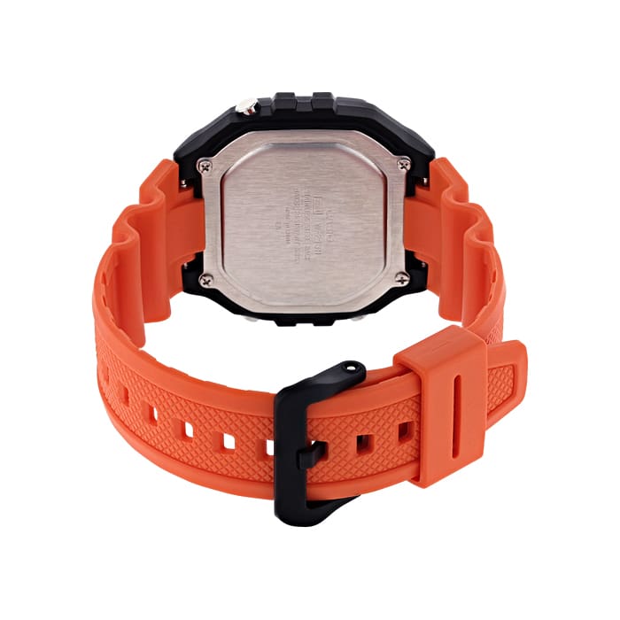 W218H-4B2V | Bright Orange Digital Men's Watch - Image 3