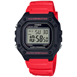 W218H-4BV | Bright Red Digital Men's Watch