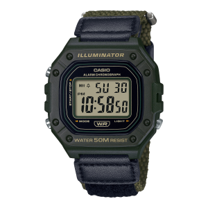 W218HB-3AV | Green Digital Watch