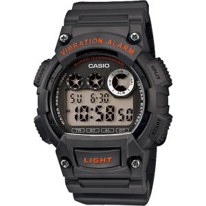 W735H-8AV | Black, Red Digital Casual Watch
