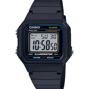 W217H-1AV | Black Digital Men's Casual Classic Watch