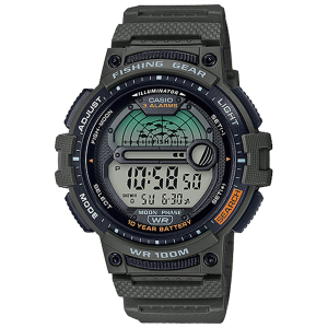WS1200H-3AV | Men's Digital Fishing Watch Black