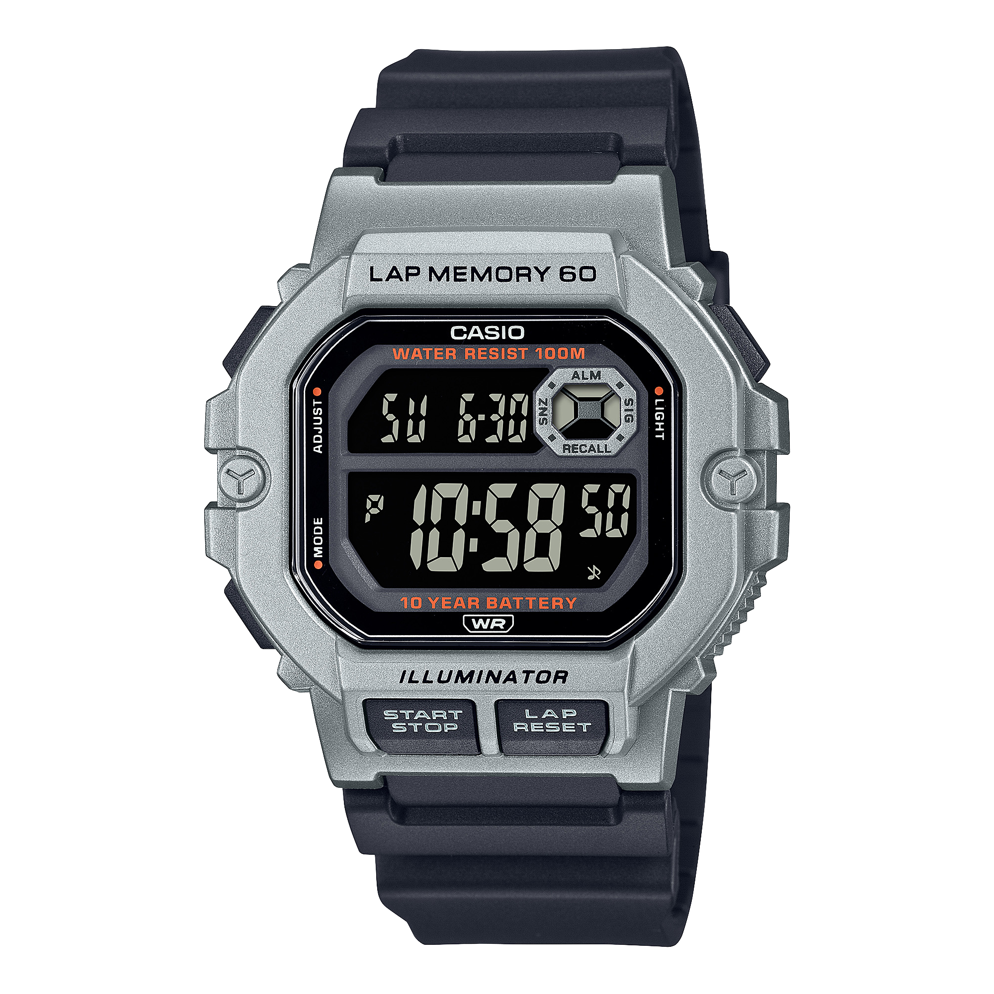 WS1400H-1BV | Gear Sports Silver Watch