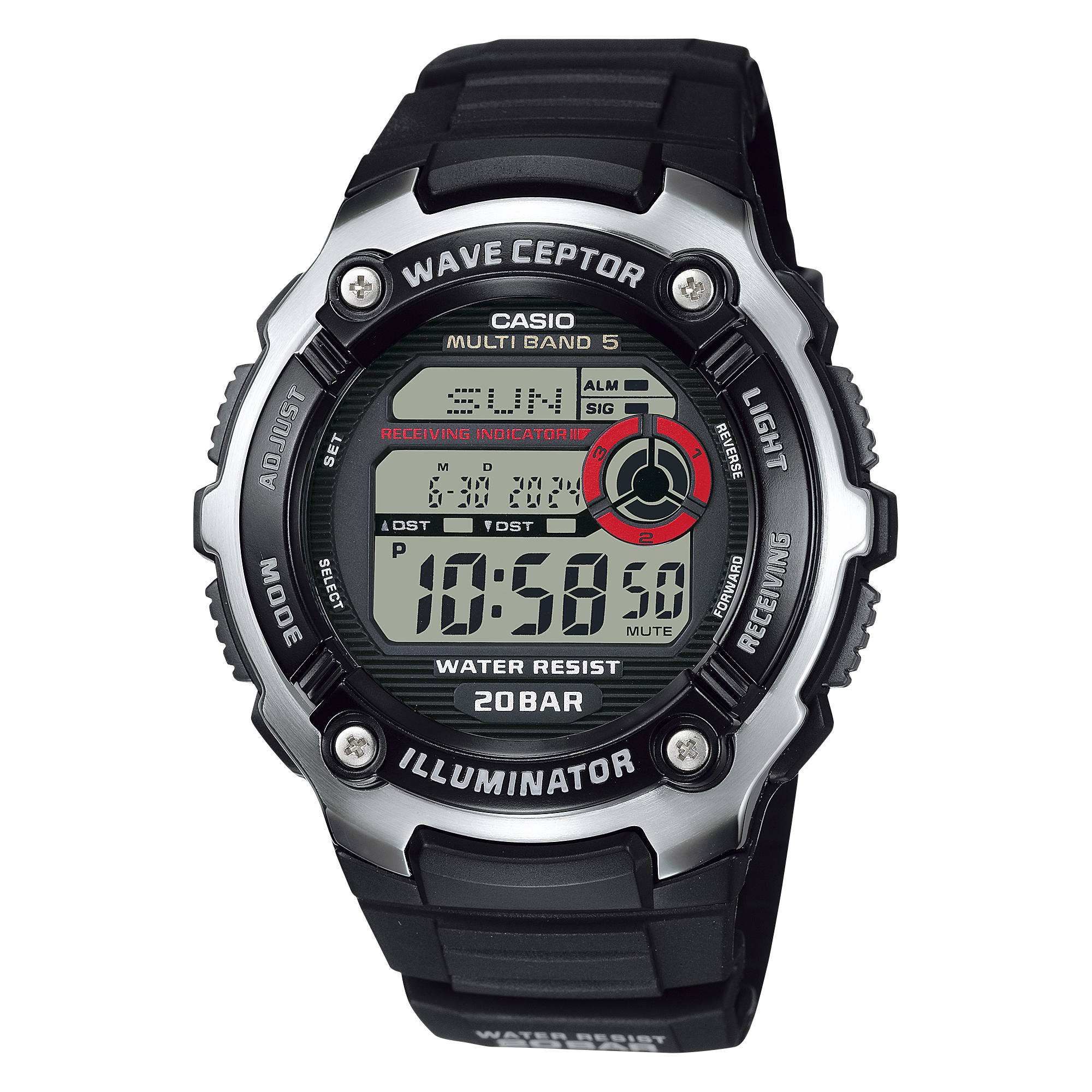 WV200A-1AV | Black Digital Watch
