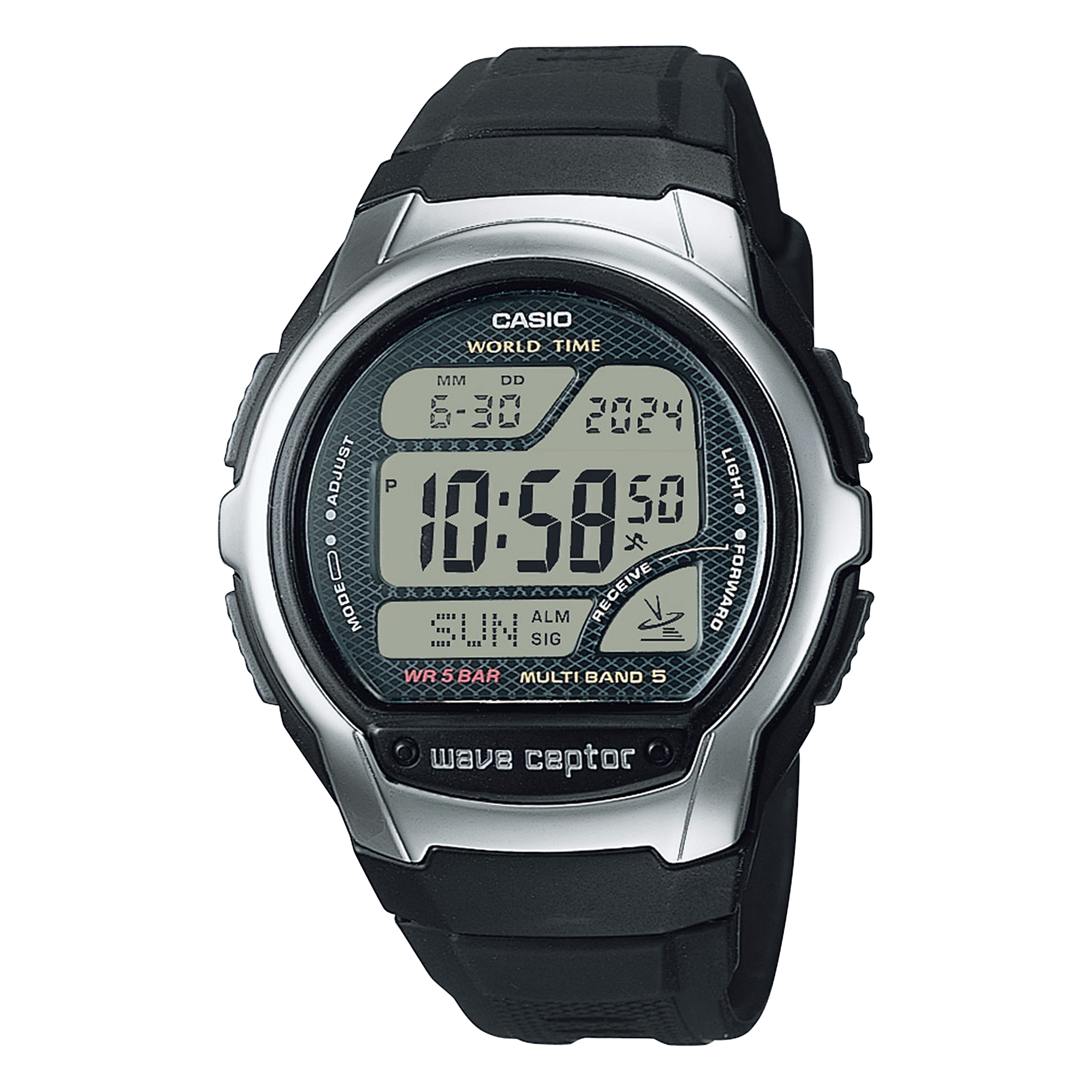 WV58A-1AV | Black Digital Watch