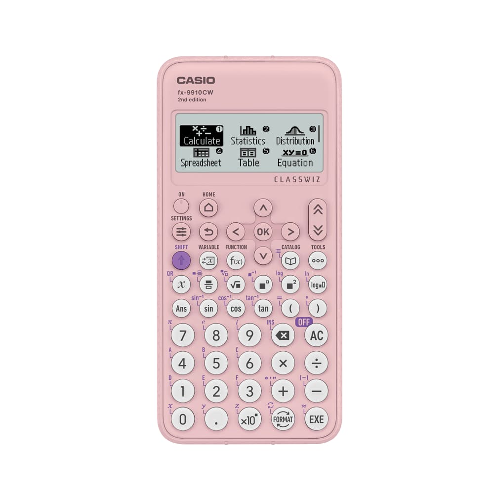 fx-9910CW ClassWiz Advanced Scientific (2nd Generation fx-991CW) | Pink