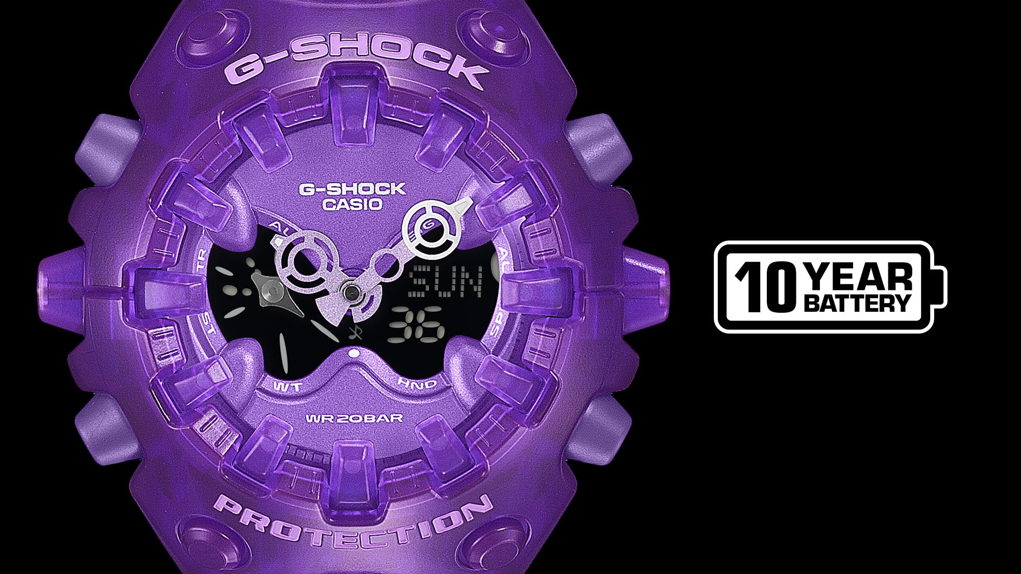 GAV01SKE-6A | G-SHOCK ANALOG-DIGITAL Purple - Image 4